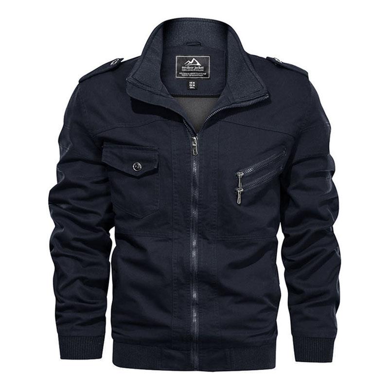 ThicK Work Jacket Man Fashing Custom Plus Size Bomber Fleece Winter Coat Warme Draag-verzet